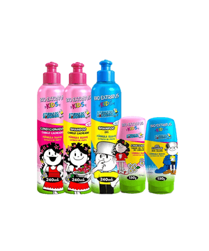 Bio Extratus Kids Cacheados Duo 240ml Finalizador Gel 150g e Shampoo 2x1 240ml