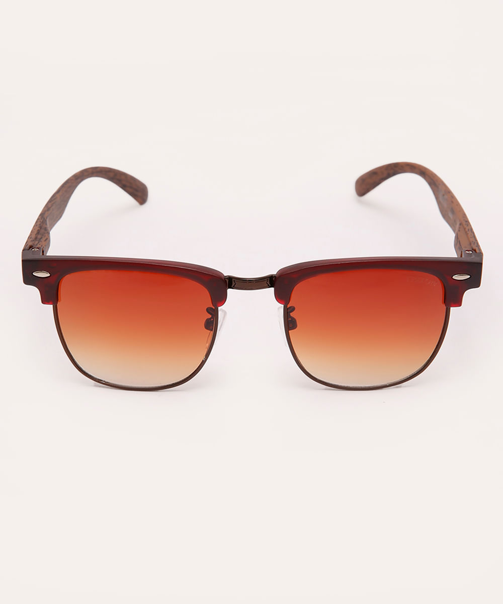 óculos de sol triton oval marrom