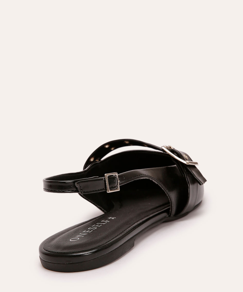 sapatilha bico fino oneself preto