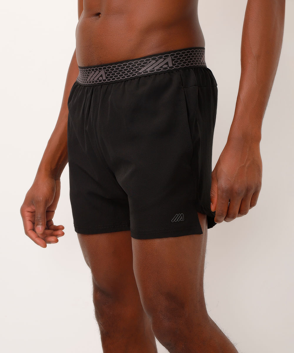 short esportivo preto