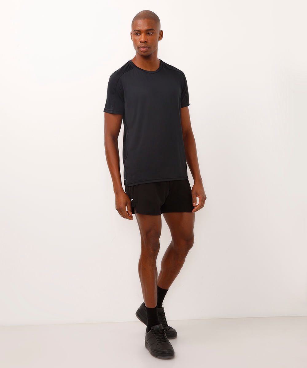 short esportivo preto