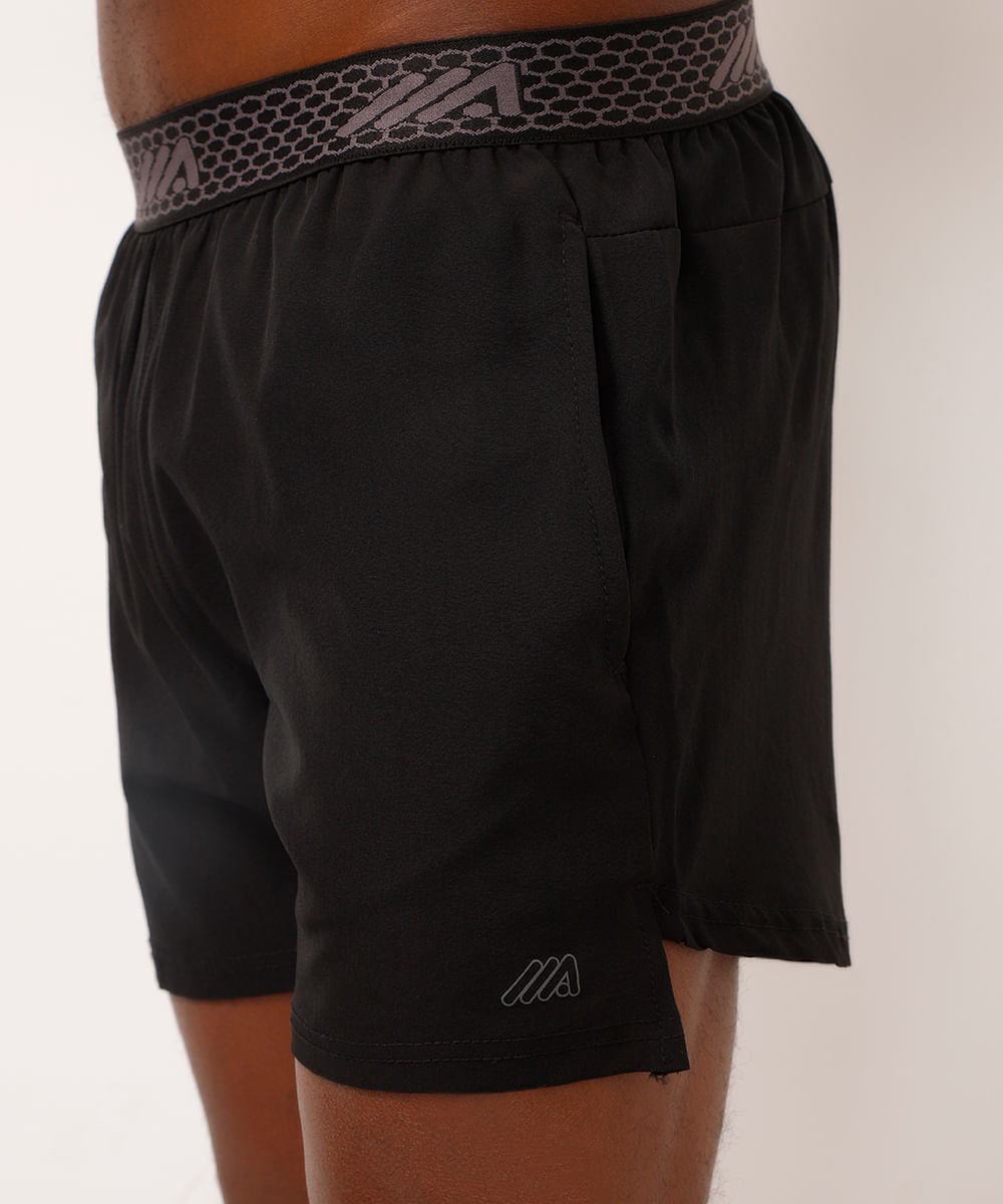 short esportivo preto