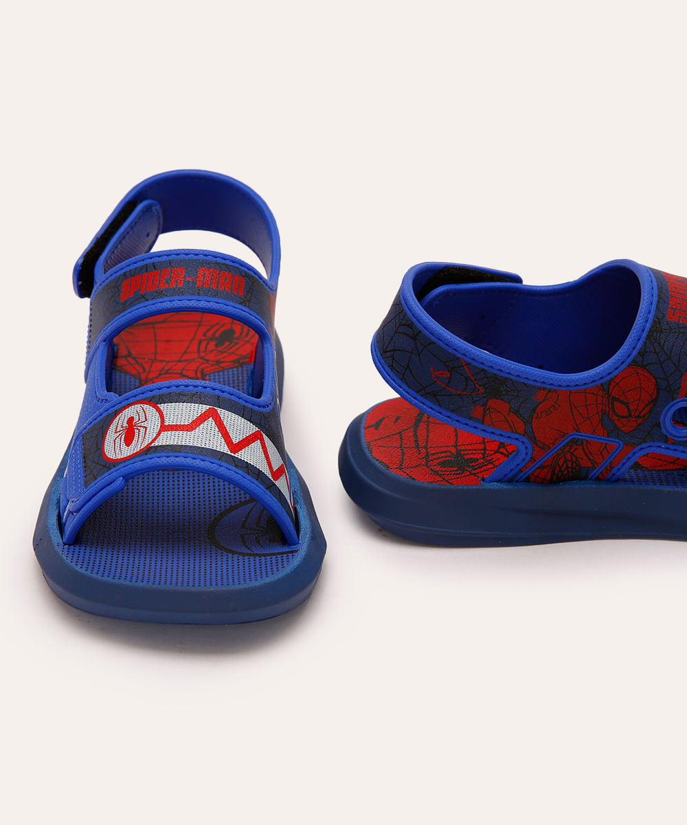 papete homem aranha infantil azul