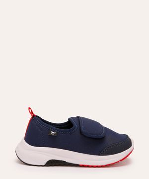 tênis infantil com velcro molekinho azul