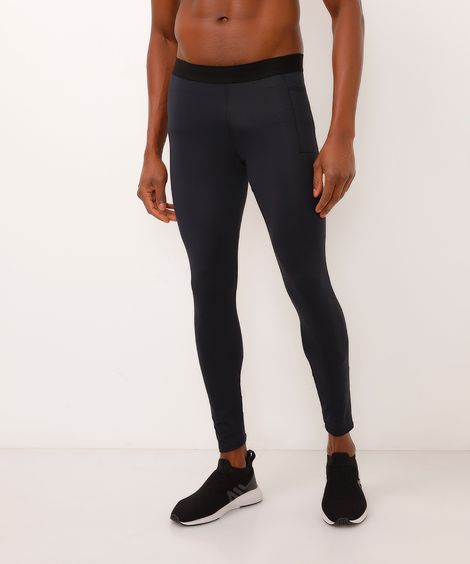 calça legging com bolso esportiva preta