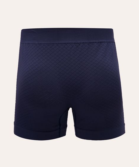 cueca boxer esportiva sem costura azul marinho