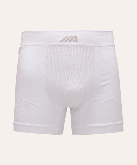 cueca boxer esportiva sem costura branca