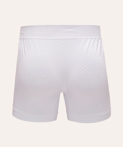 cueca boxer esportiva sem costura branca