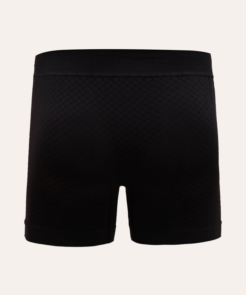 cueca boxer esportiva sem costura preta