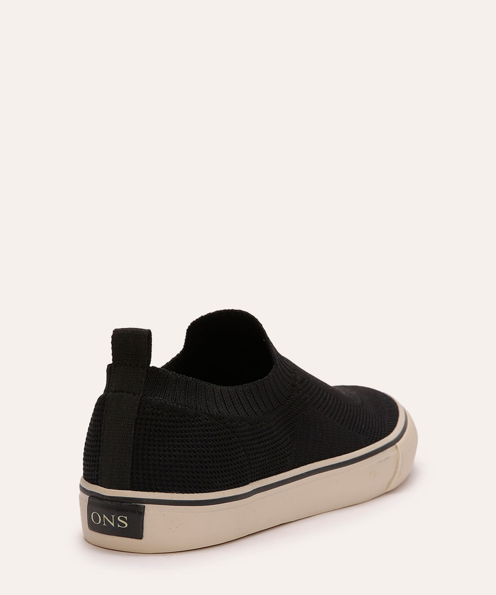 tênis slip on oneself preto