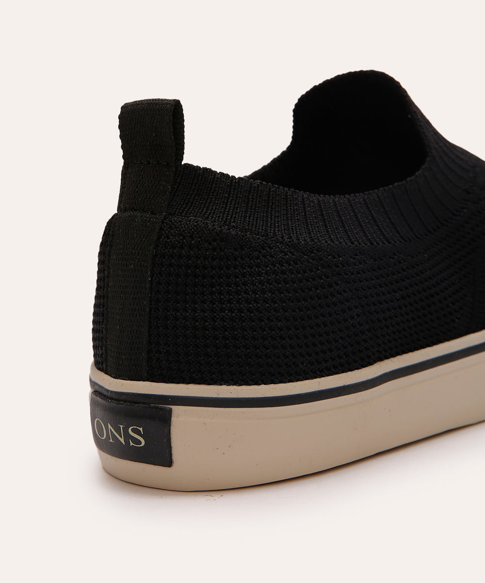 tênis slip on oneself preto