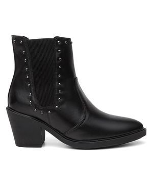 Bota Feminina Cano Curto Couro Zíper Casual + Bolsa Roma