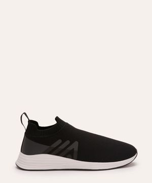 tênis knit esportivo ace preto