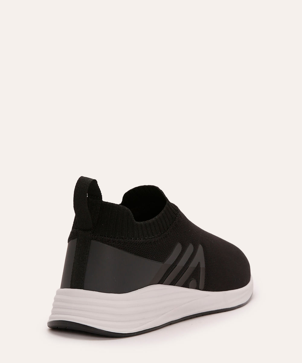 tênis esportivo ace calce fácil preto