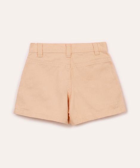 short saia cargo infantil bege