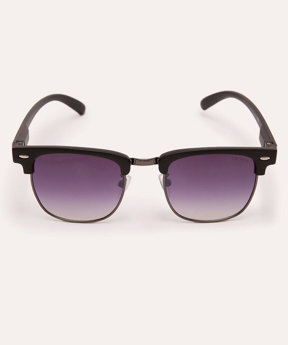 óculos de sol triton quadrado preto