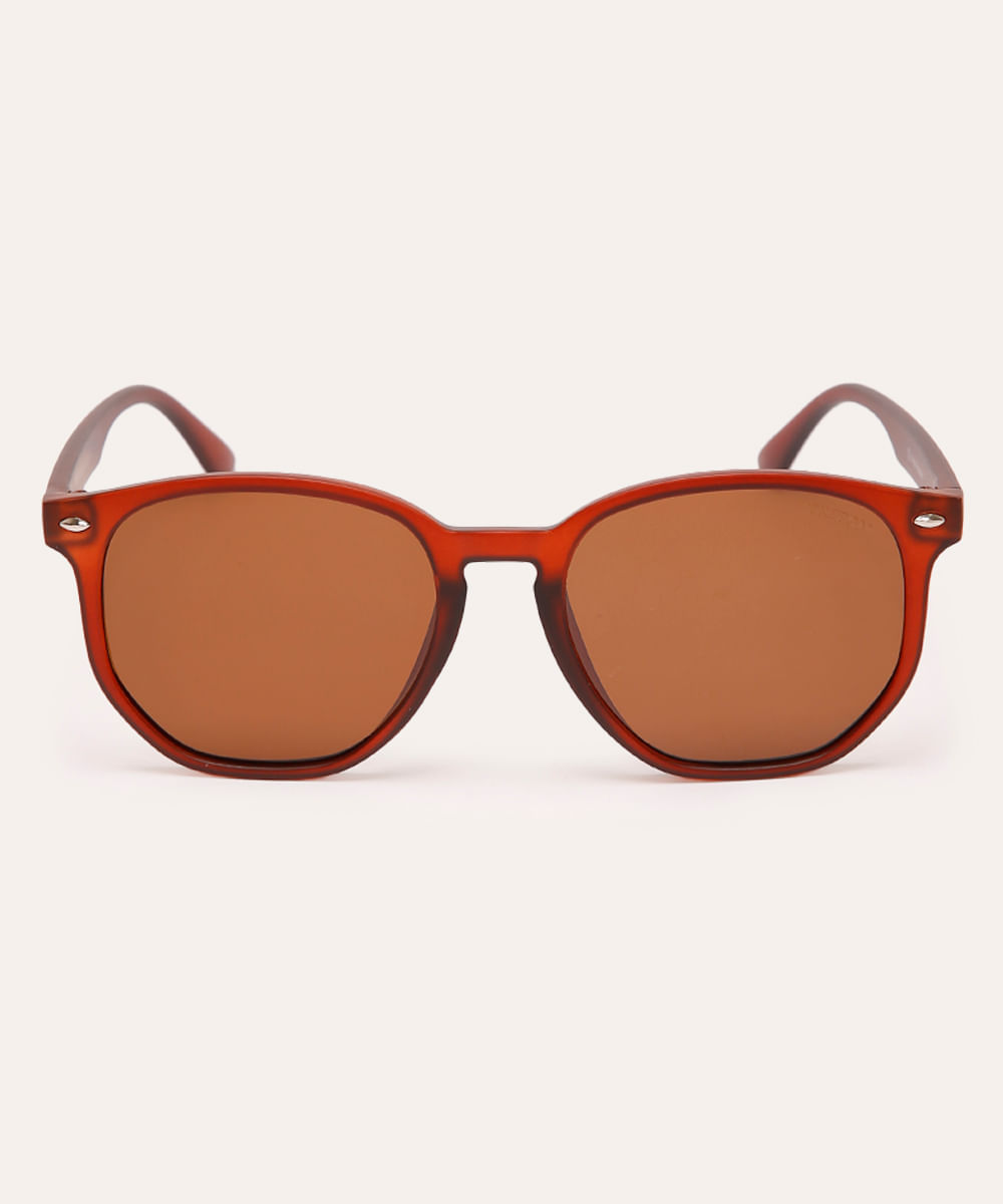 óculos de sol triton oval marrom