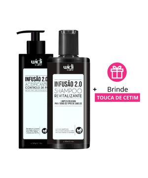 Kit Widi Care Infusão 2.0 Revitalizante Duo + Brinde Touca de Cetim