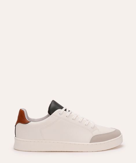 tênis casual com recortes oneself branco