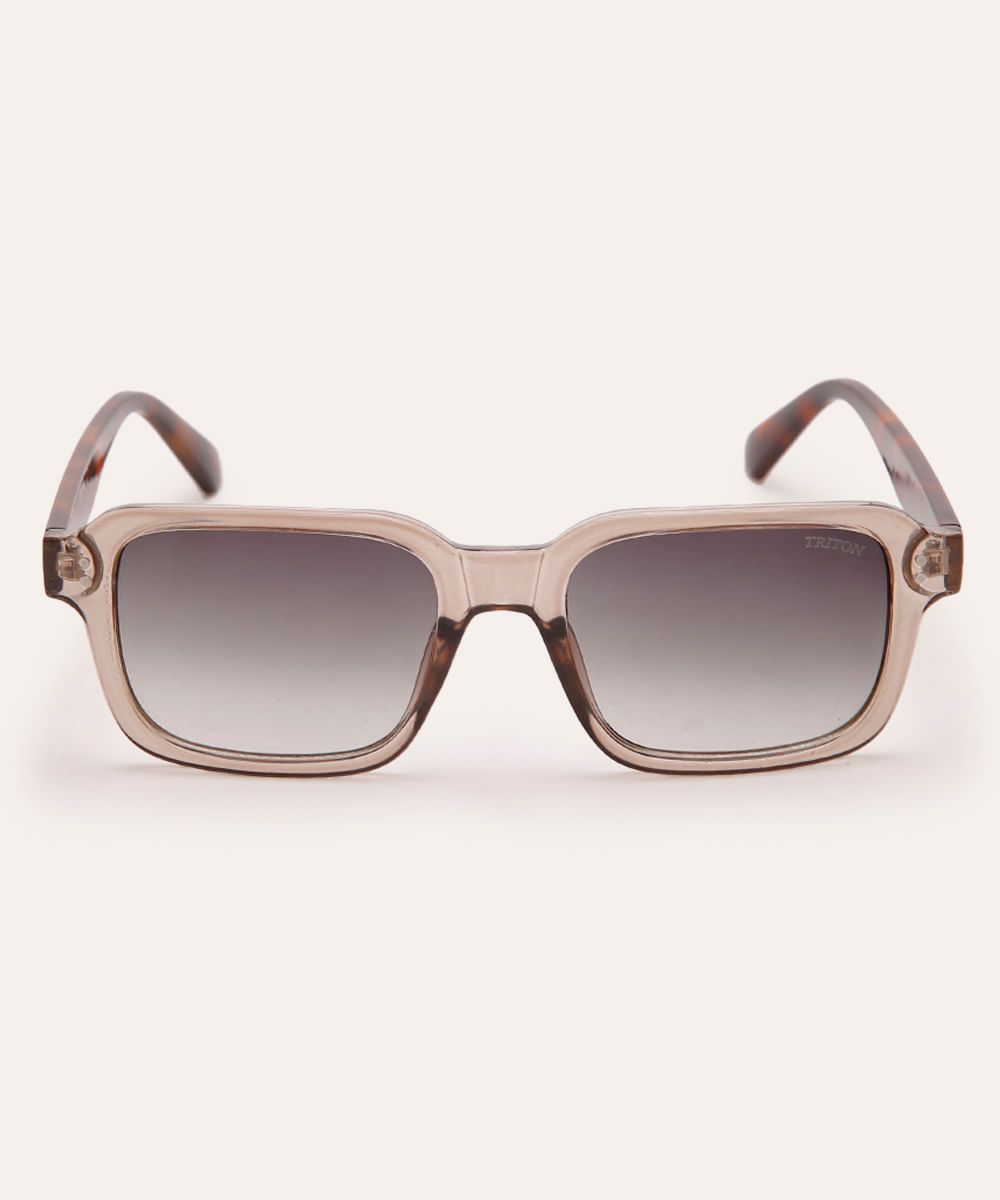 óculos de sol triton quadrado cinza
