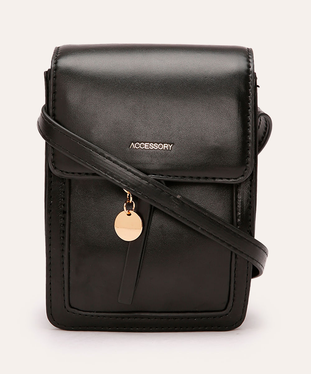 bolsa phone bag transversal preta