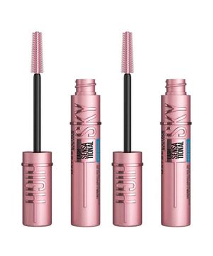 Maybelline NY Lash Sensational Sky High Máscara de Cílios À Prova D'Água Kit com 2 unidades