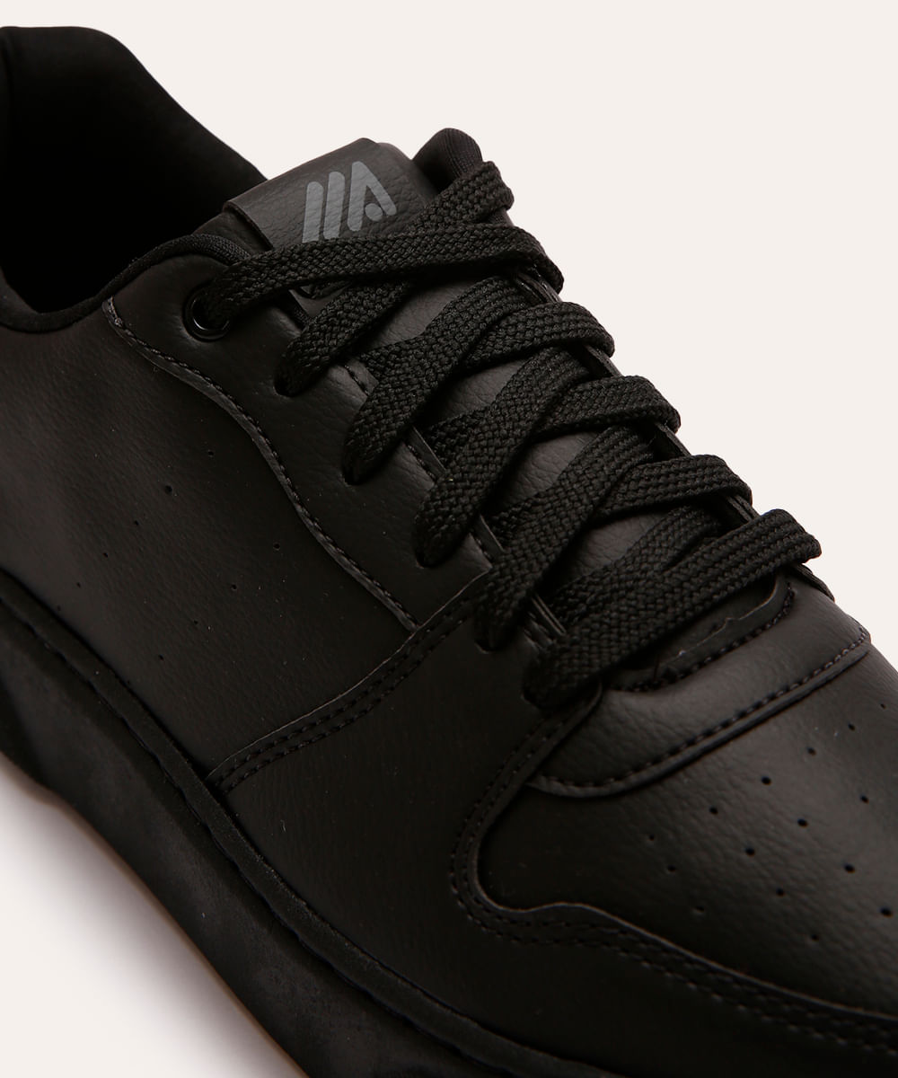 tênis casual cano baixo ace preto