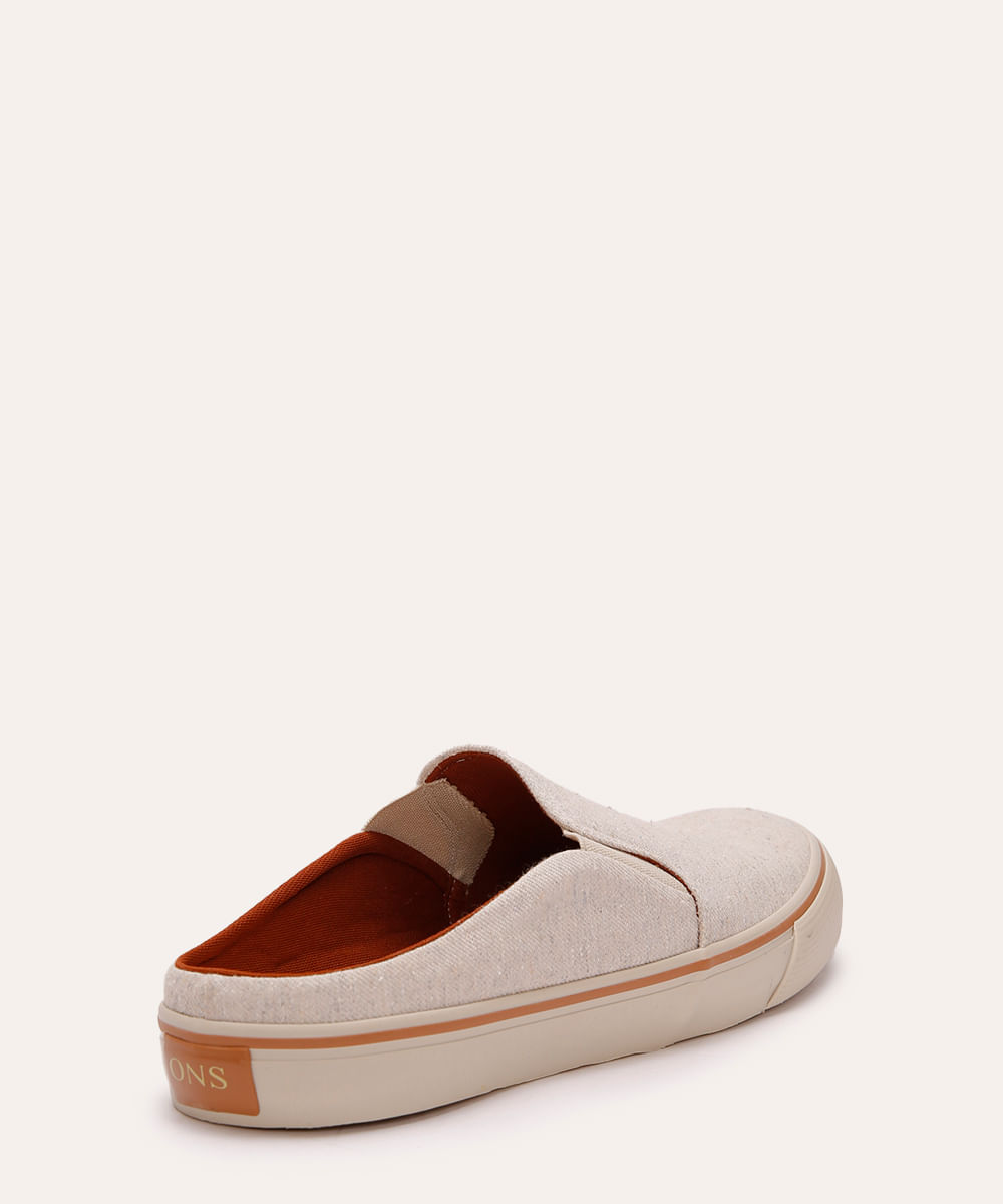 mule slip on oneself bege
