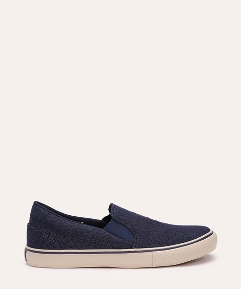 tênis slip on de sarja oneself azul