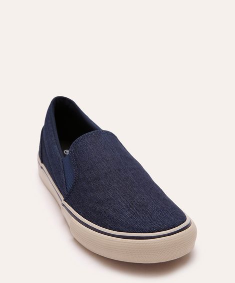 tênis slip on de sarja oneself azul