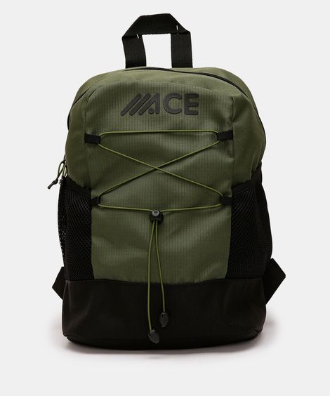 mochila elástico frontal esportiva preto
