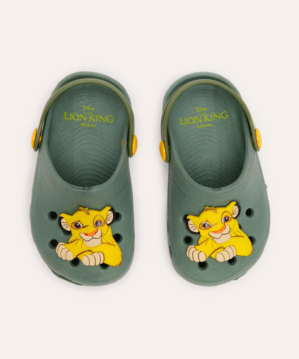 babuche infantil simba verde