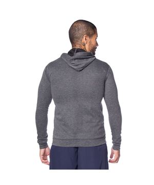 Casaco Masculino Ninety Eight com Capuz Cinza Escuro