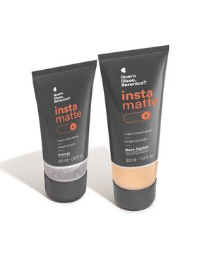 Combo Instamatte: Primer Facial Líquido 20ml + Base Líquida 110Q 30ml