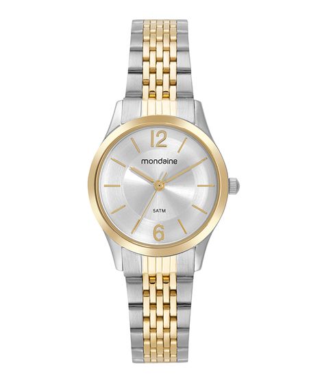 relógio analógico mondaine 32698LPMVBE2KA dourado