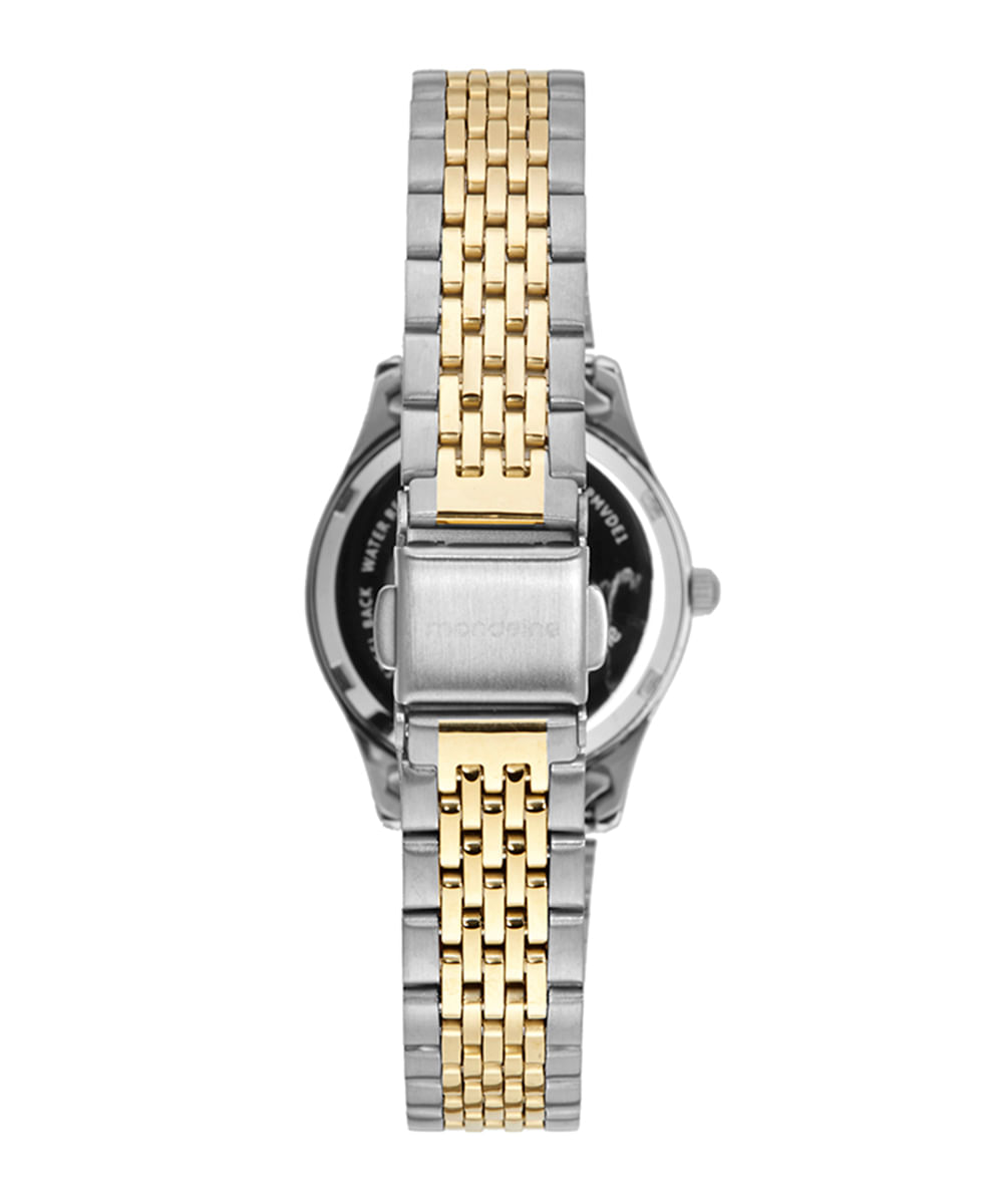 relógio analógico mondaine 32698LPMVBE2KA dourado