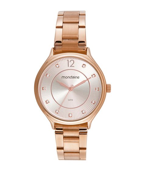 relógio analógico mondaine 32516LPMVRE3KF rosa