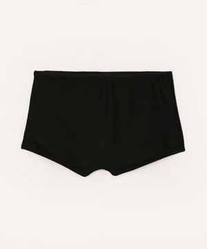 sunga boxer texturizada proteção uv preto