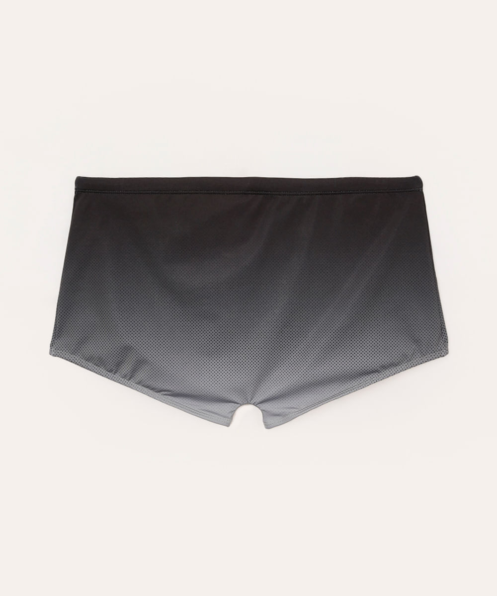 sunga boxer degradê proteção uv cinza