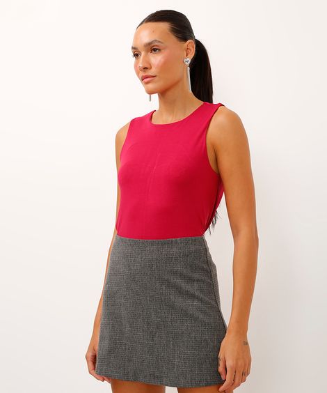 regata de viscose com recorte gota - pink