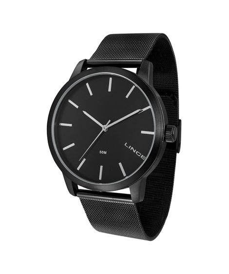 relógio masculino lince analógico mrm4422l p1px preto