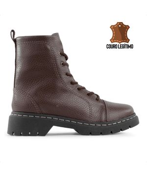 Bota Coturno Usaflex Salto Plataforma Feminino