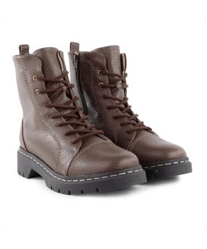 Bota Coturno Usaflex Salto Plataforma Feminino