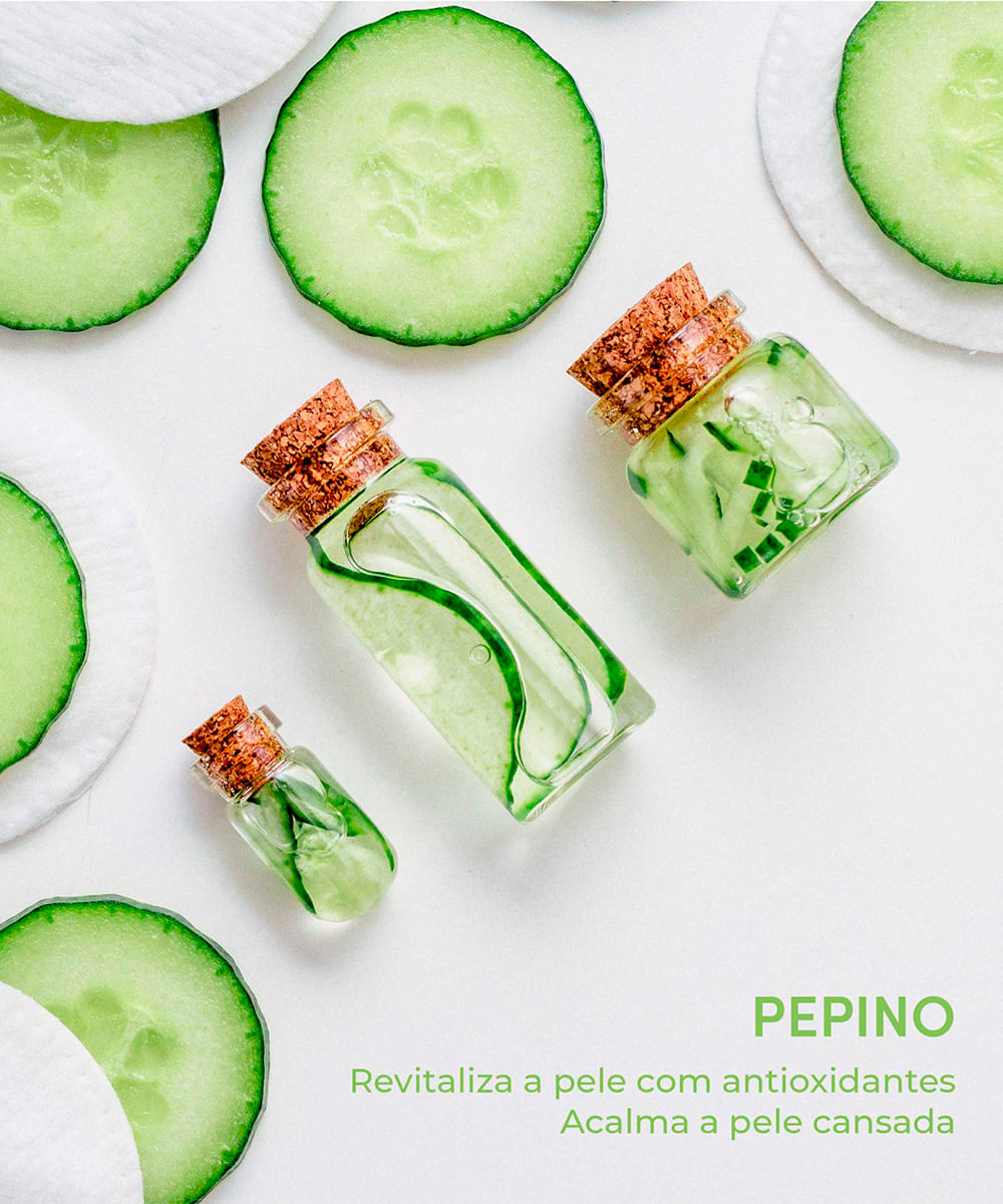 Kiss NY Professional Máscara Facial de Algodão  - Pepino único