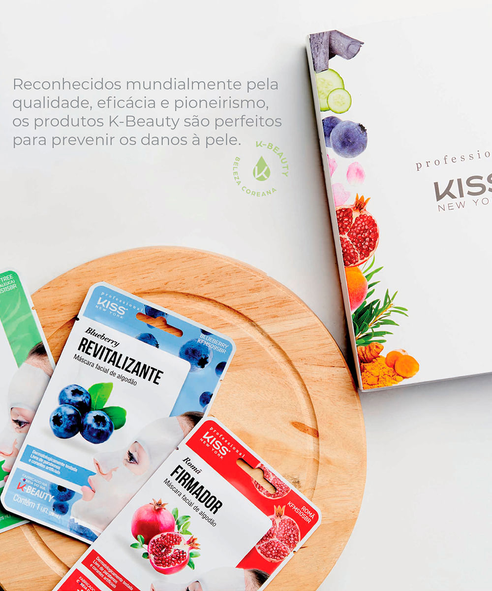 Kiss NY Professional Máscara Facial de Algodão - Aloe Vera único