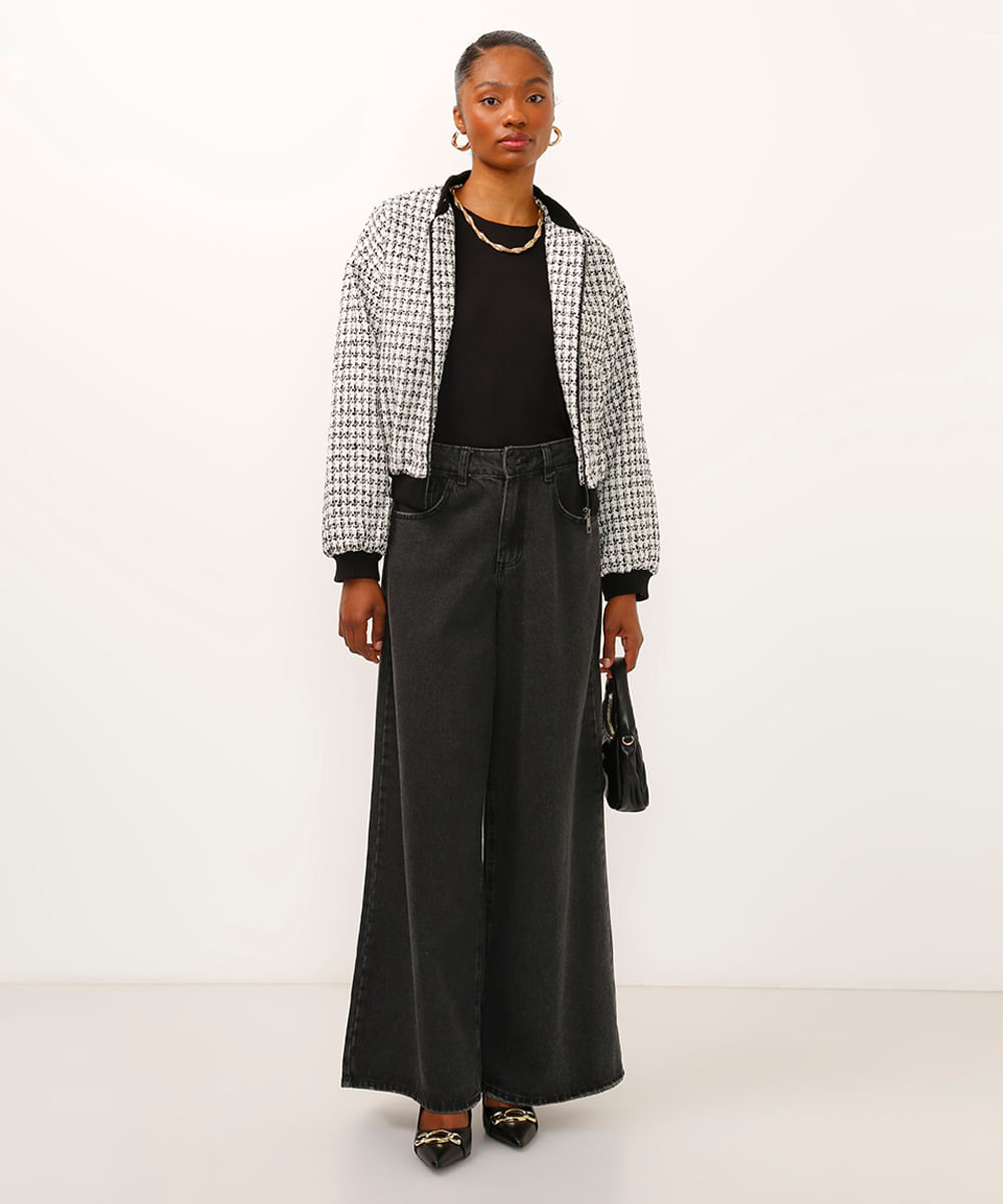 regata de viscose com recorte gota - preto