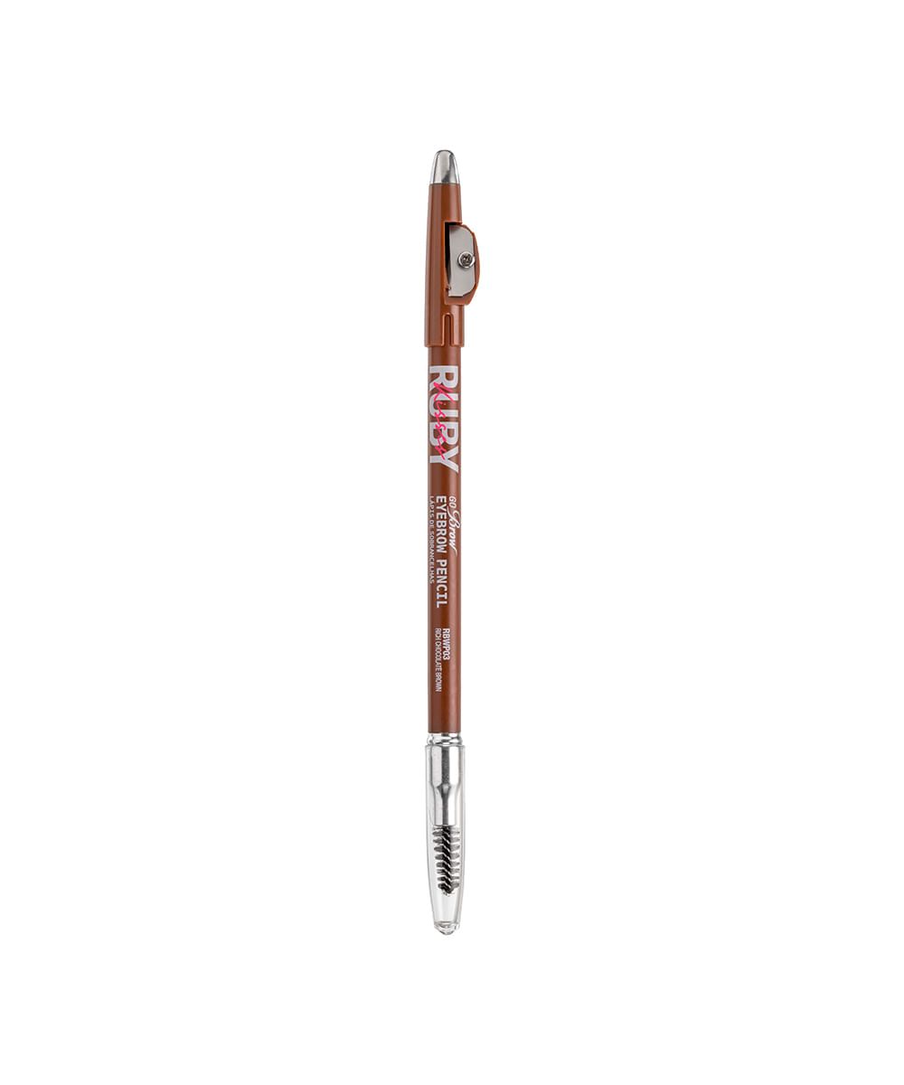 lápis madeira para sobrancelha go brown chocolate ruby kisses
