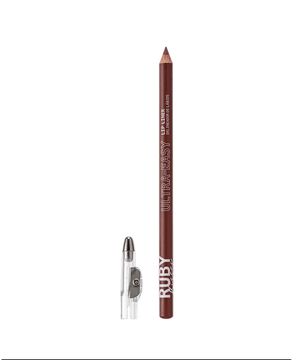 ruby kisses ultra easy lápis madeira para lábios nude rose