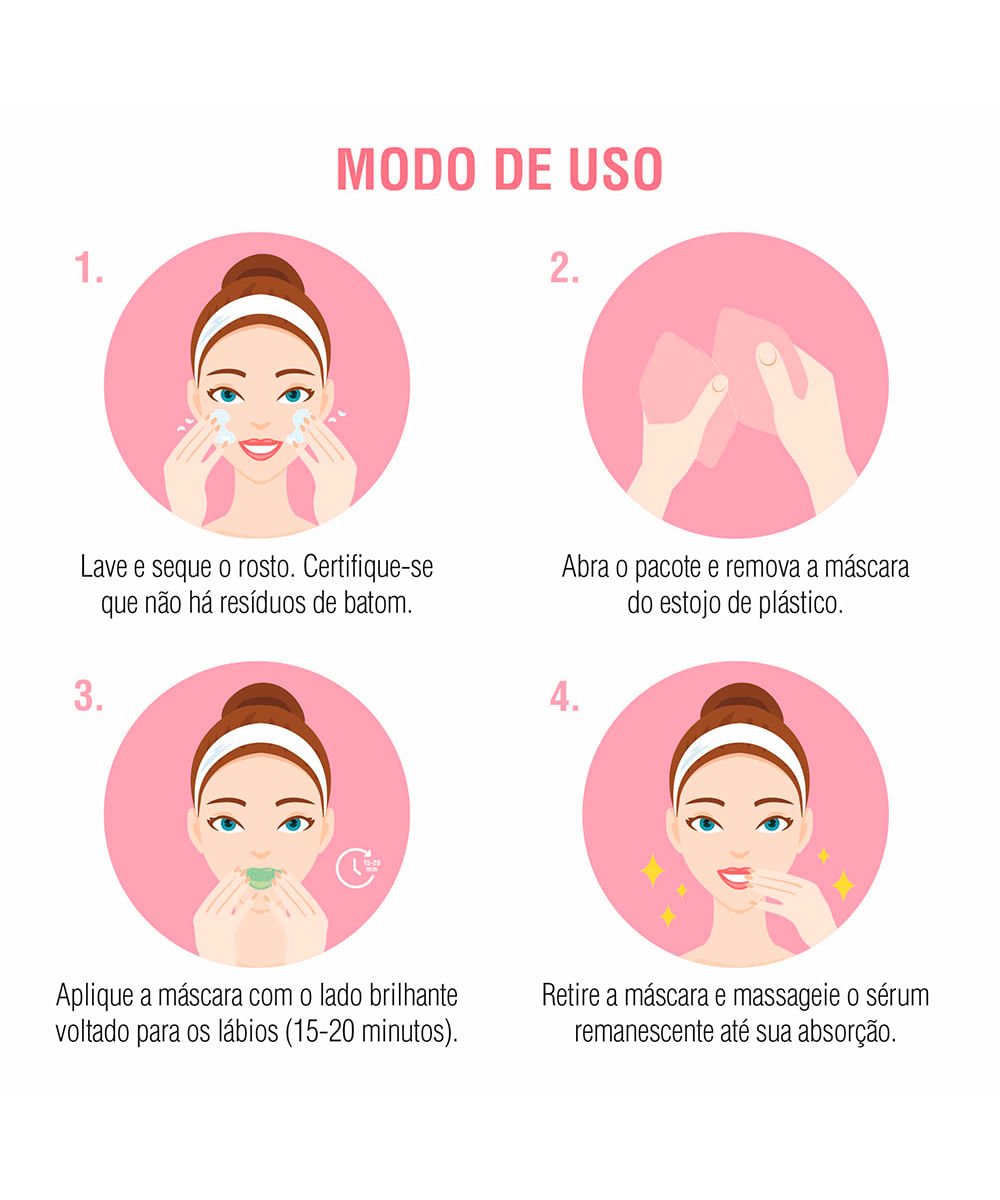 Máscara para Lábios Kiss NY - Magic Gel Mask - 1Un único
