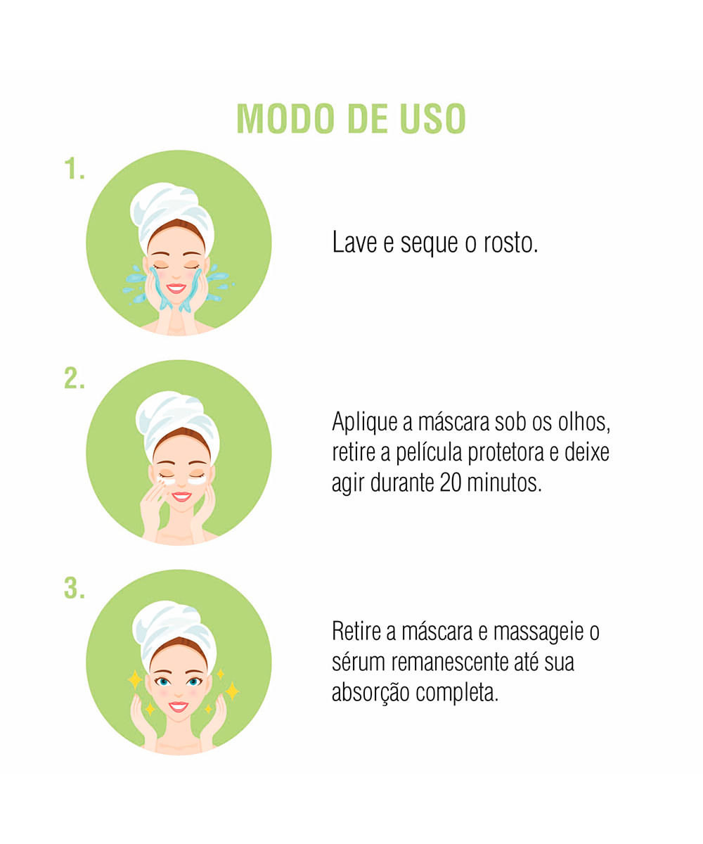 máscara para área dos olhos professional magic gel kiss ny